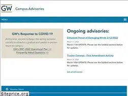 Sites similar to campusadvisories.gwu.edu