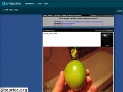 Sites similar to can-i-eat-this.livejournal.com