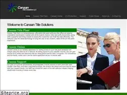 Sites similar to canaanllc.com