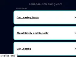 Sites similar to canadaautoleasing.com