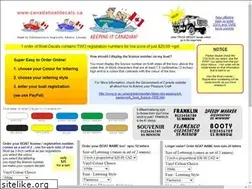 Sites similar to canadaboatdecals.com