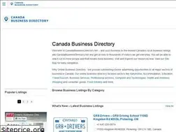 Sites similar to canadabusinessdirectory.net