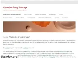 Sites similar to canadadrugshortage.com