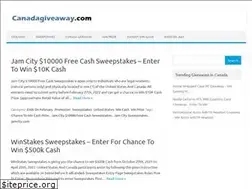 Sites similar to canadagiveaway.com