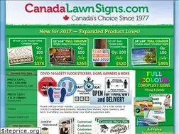 Sites similar to canadalawnsigns.com
