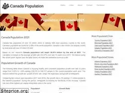 Sites similar to canadapopulation.net