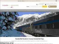 Sites similar to canadarailvacations.com
