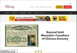 Sites similar to canadashistory.ca