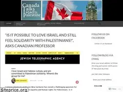Sites similar to canadatalksisraelpalestine.ca