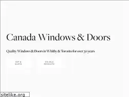 Sites similar to canadawindowsanddoors.com