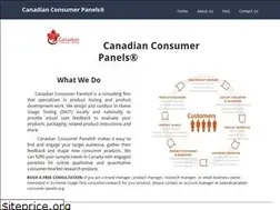Sites similar to canadian-consumer-panels.org