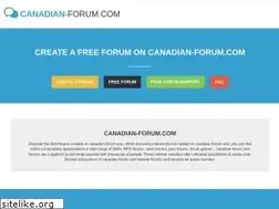 Sites similar to canadian-forum.com