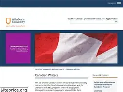 Sites similar to canadian-writers.athabascau.ca