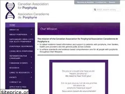 Sites similar to canadianassociationforporphyria.ca