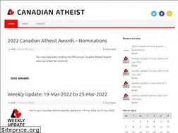 Sites similar to canadianatheist.com