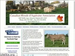 Sites similar to canadianblondeassociation.ca