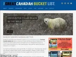 Sites similar to canadianbucketlist.com