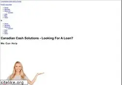 Sites similar to canadiancashsolutions.com