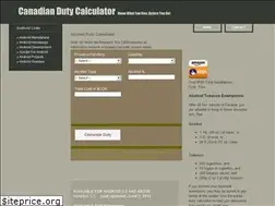 Sites similar to canadiandutycalculator.ca