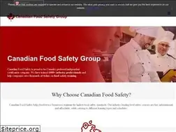 Sites similar to canadianfoodsafety.com