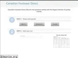 Sites similar to canadianfootweardirect.com