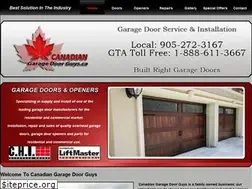 Sites similar to canadiangaragedoorguys.ca