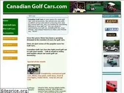 Sites similar to canadiangolfcars.com