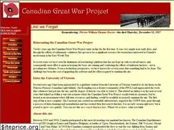 Sites similar to canadiangreatwarproject.com