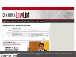 Sites similar to canadianlawlist.com