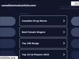 Sites similar to canadianmusicartists.com
