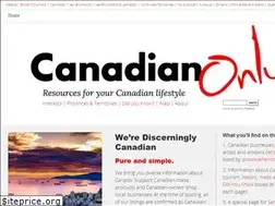 Sites similar to canadianonly.ca