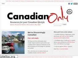 Sites similar to canadianonly.com