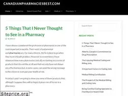 Sites similar to canadianpharmaciesbest.com