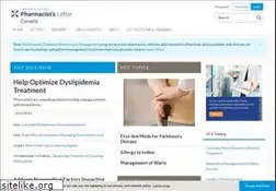 Sites similar to canadianpharmacistsletter.com