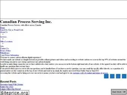 Sites similar to canadianprocessserving.com