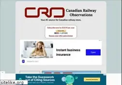 Sites similar to canadianrailwayobservations.com