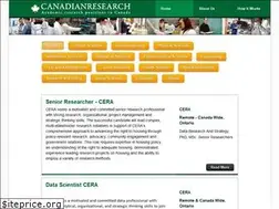 Sites similar to canadianresearch.org