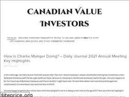 Sites similar to canadianvalueinvestors.com