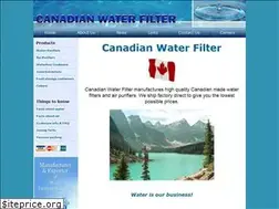 Sites similar to canadianwaterfilter.com