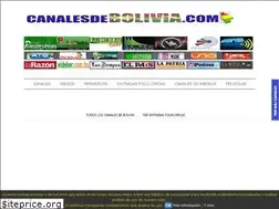Sites similar to canalesdebolivia.com