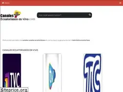 Sites similar to canalesecuatorianosenvivo.com