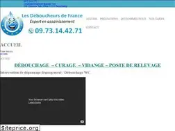 Sites similar to canalisationengorgee.fr