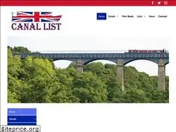 Sites similar to canallist.co.uk