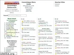 Sites similar to canandaiguamenus.com