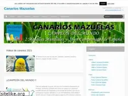 Sites similar to canariosmazuelas.es