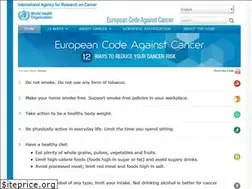 Sites similar to cancer-code-europe.iarc.fr