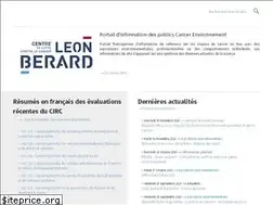 Sites similar to cancer-environnement.fr