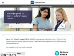 Sites similar to cancercareontario.ca