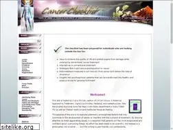 Sites similar to cancerchecklist.com