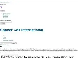Sites similar to cancerci.biomedcentral.com